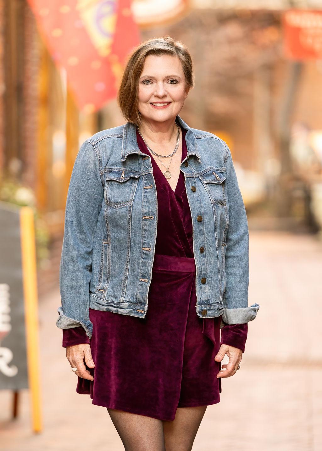 Christy Kettering in downtown Portsmouth